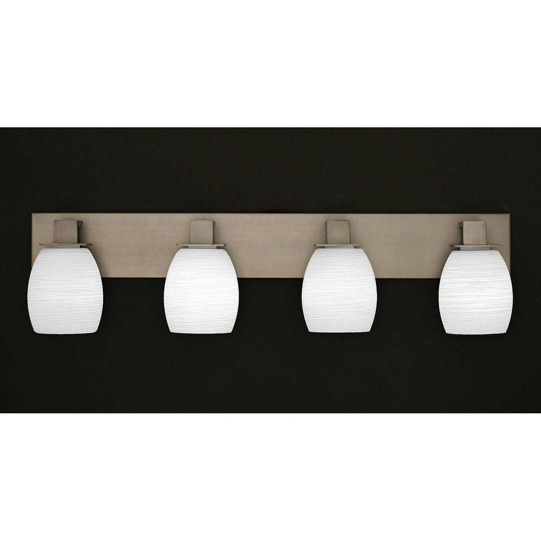 Toltec Apollo 584-gp-615 Bath Vanity Light 33 in. wide - Graphite