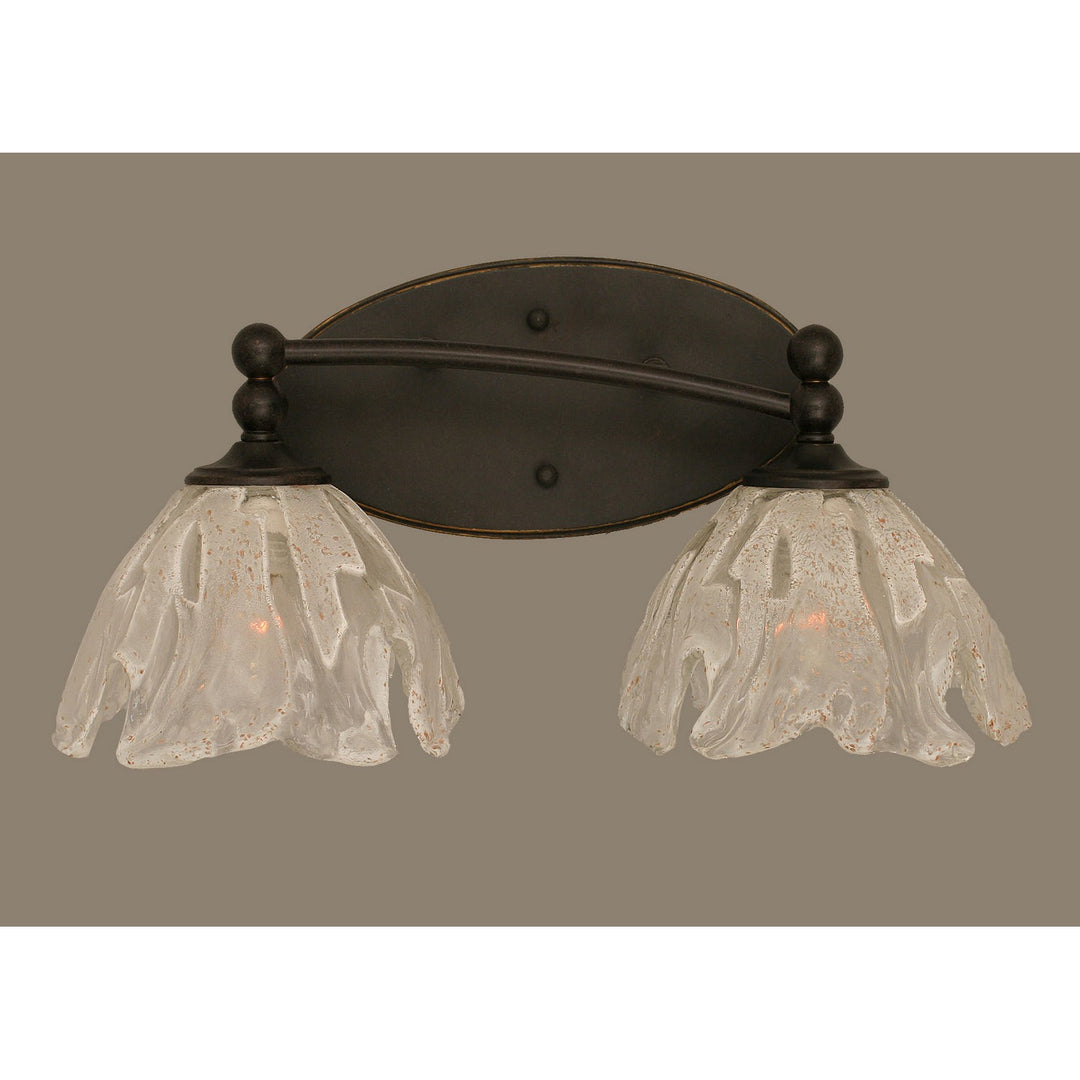 Toltec Capri 592-dg-759 Bath Vanity Light 17 in. wide - Dark Granite