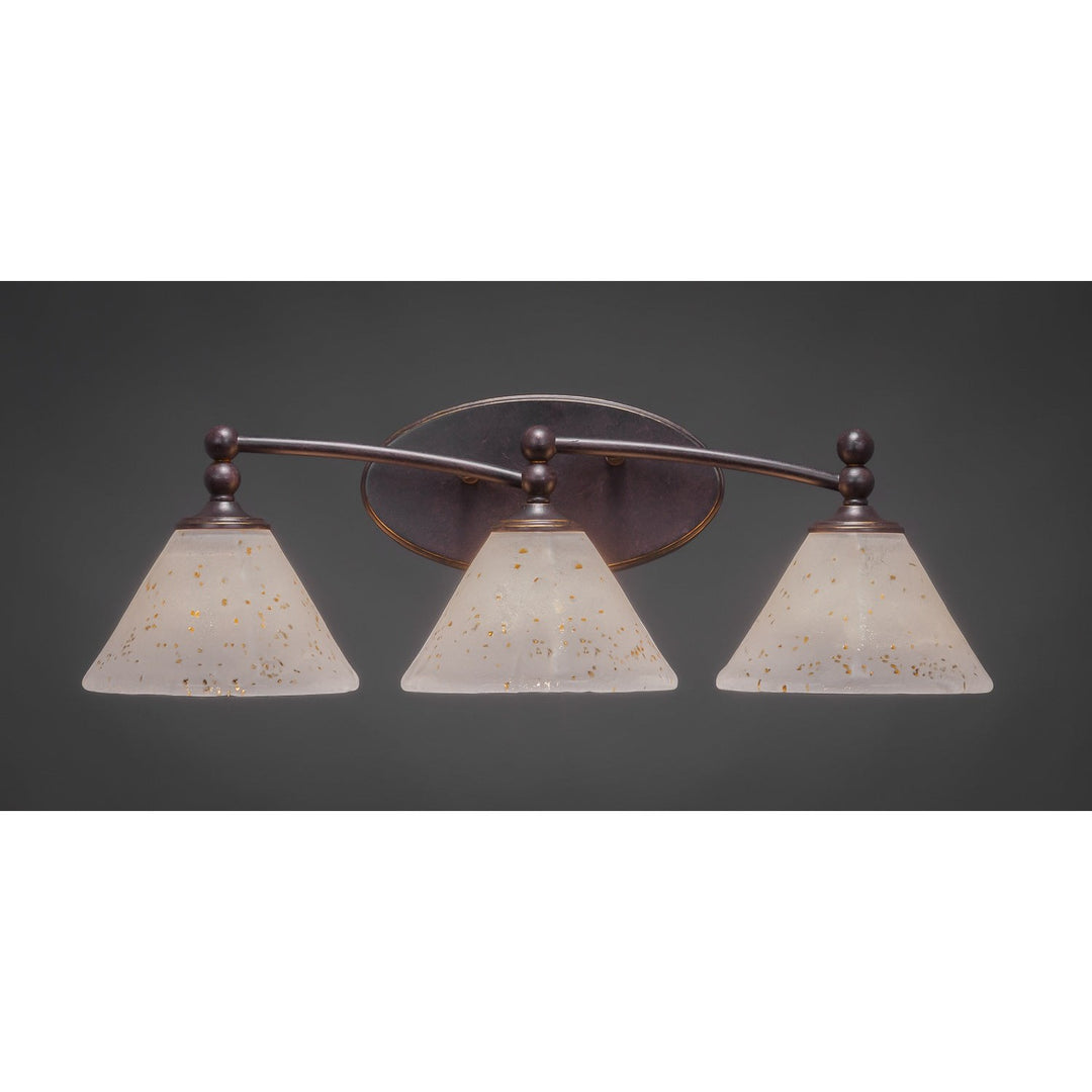 Toltec Capri 593-dg-7145 Bath Vanity Light 24 in. wide - Dark Granite