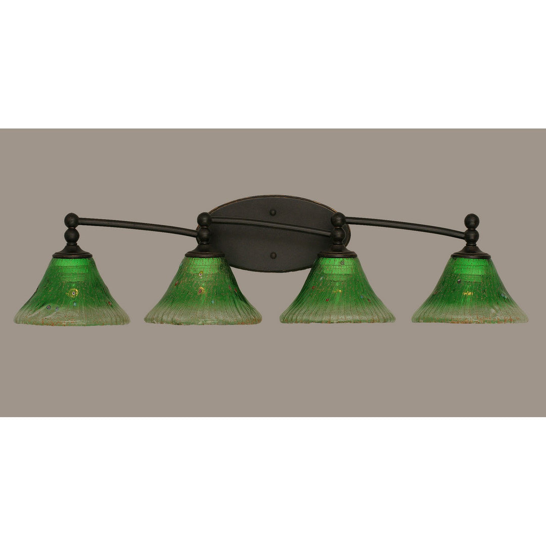 Toltec Capri 594-dg-753 Bath Vanity Light 32 in. wide - Dark Granite
