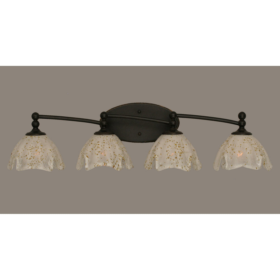 Toltec Capri 594-dg-755 Bath Vanity Light 32 in. wide - Dark Granite
