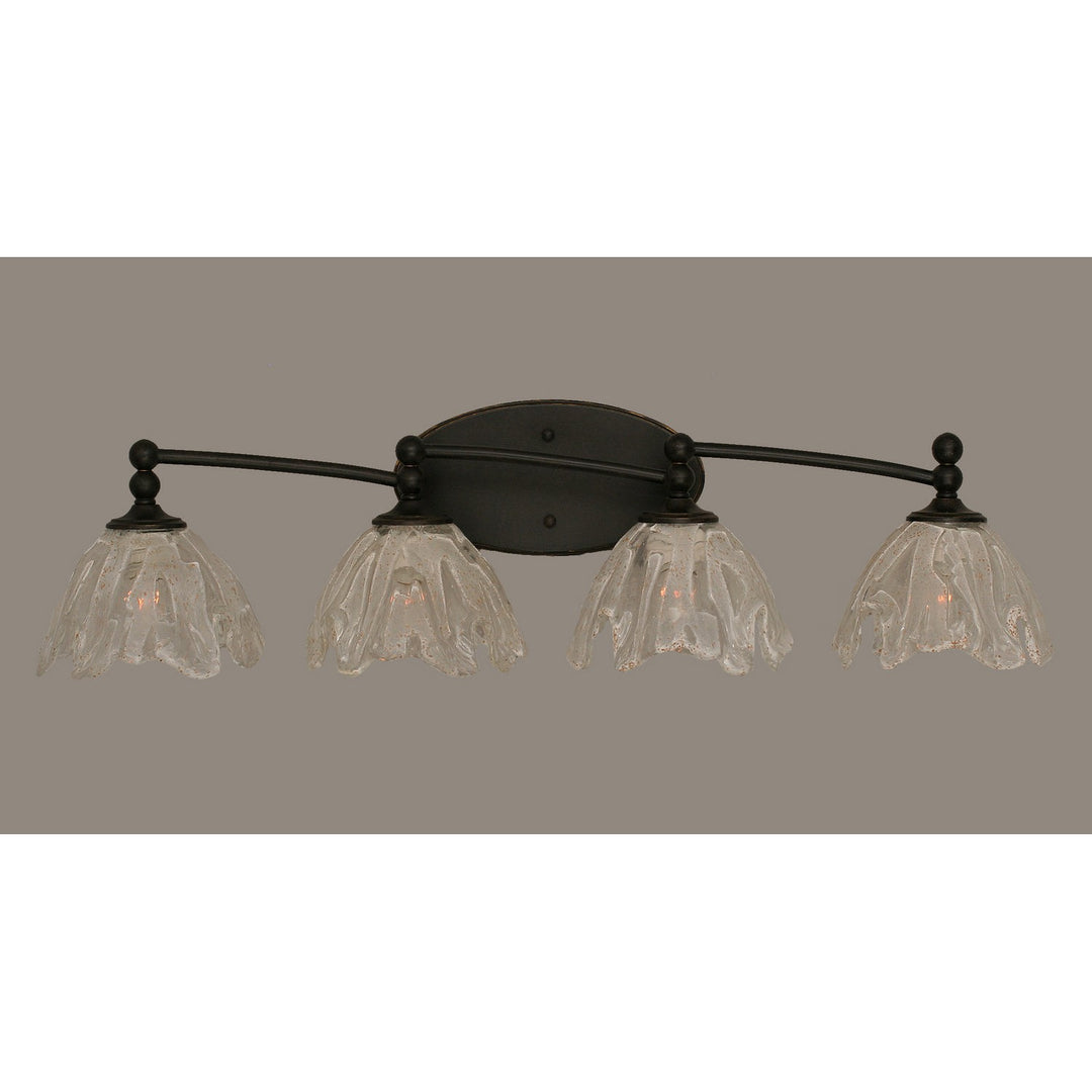 Toltec Capri 594-dg-759 Bath Vanity Light 32 in. wide - Dark Granite