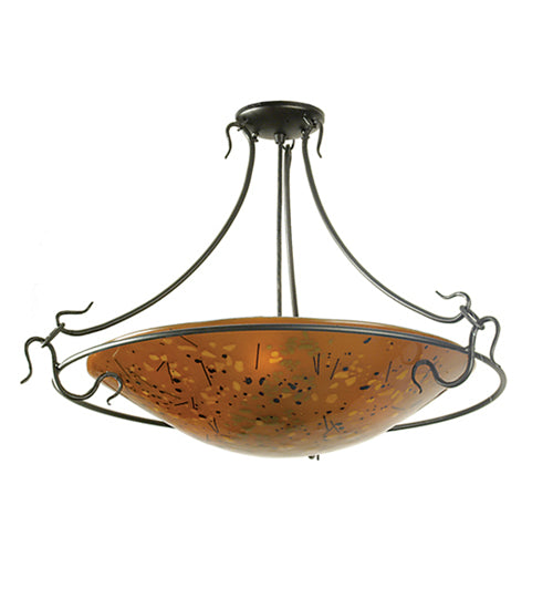 Meyda Tiffany Metro Fusion 52004 Ceiling Light - Wrought Iron