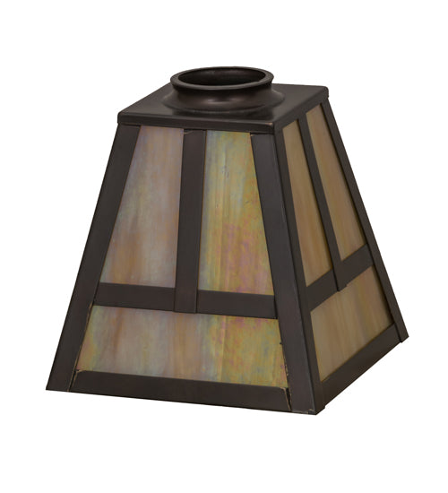 Meyda Tiffany Lighting 52019 T" Mission" Shade Lamp Shade Bronze / Dark