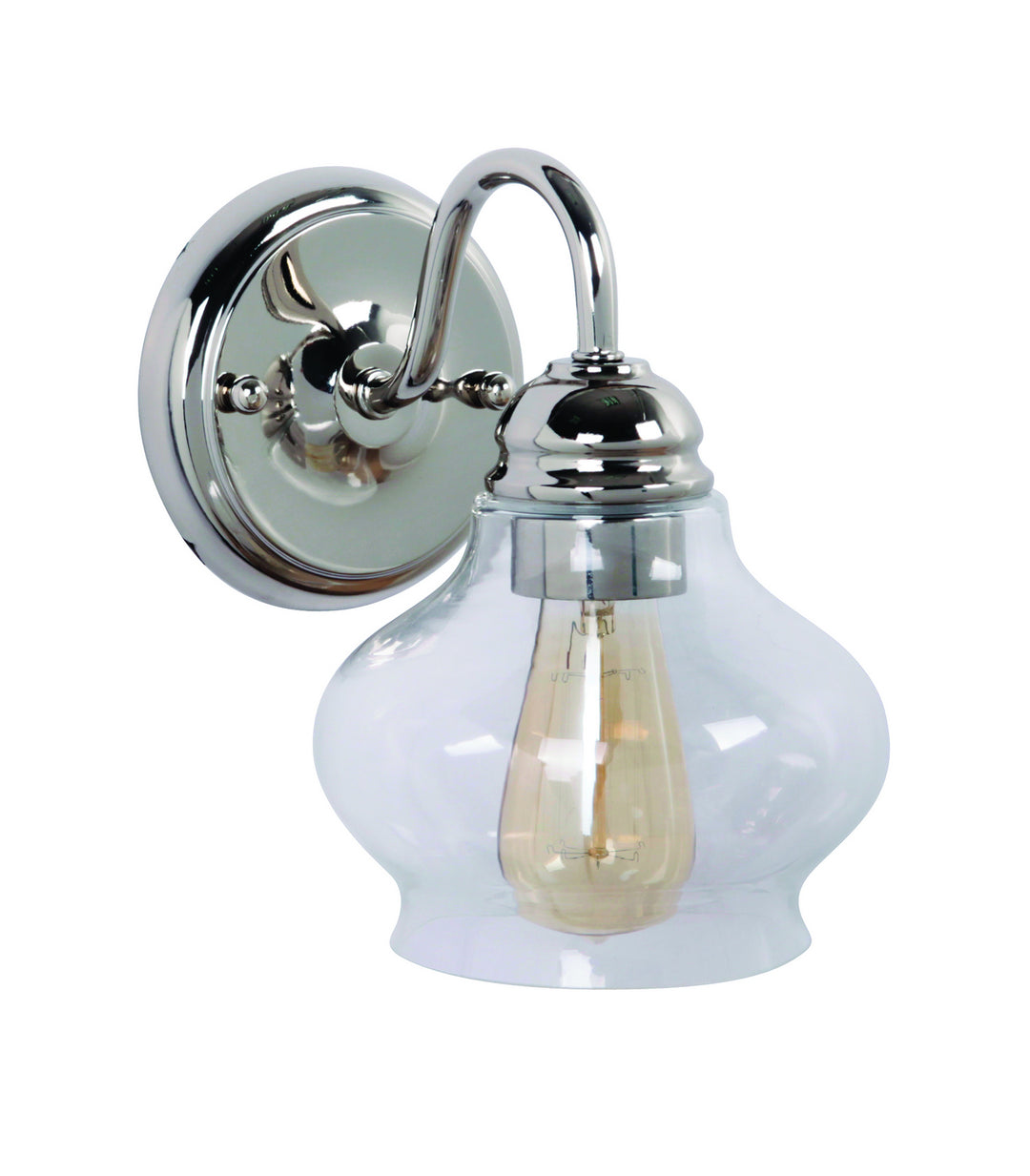 Craftmade Yorktown 35001-PLN Wall Sconce Light - Polished Nickel