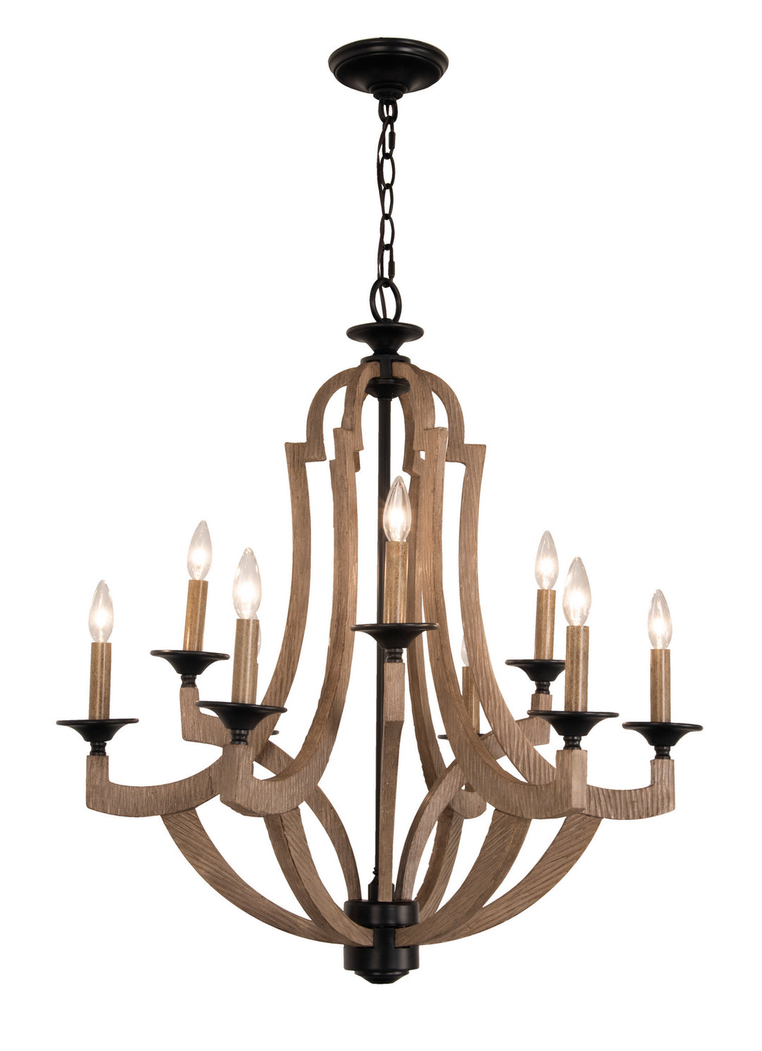 Craftmade Winton 35129-WP Chandelier Light - Weathered Pine