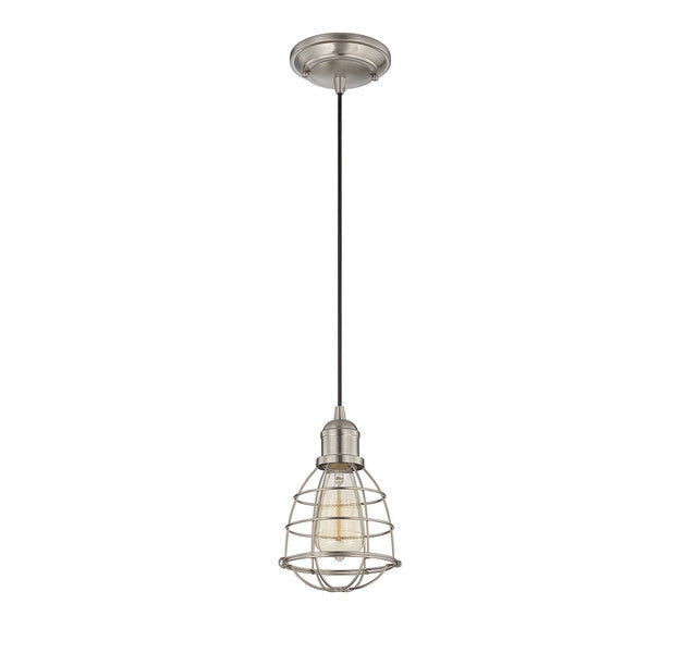 Savoy House Vintage Pendants 7-4130-1-SN Pendant Light - Satin Nickel