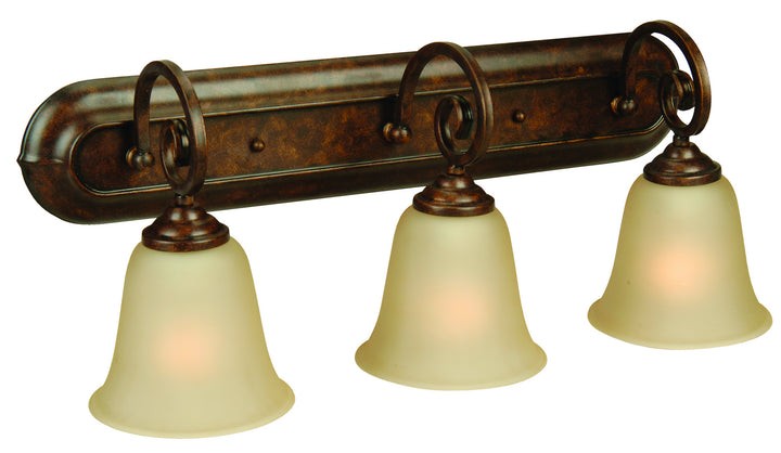 Craftmade Cecilia 7123PR3 Bath Vanity Light 24 in. wide - Peruvian Bronze