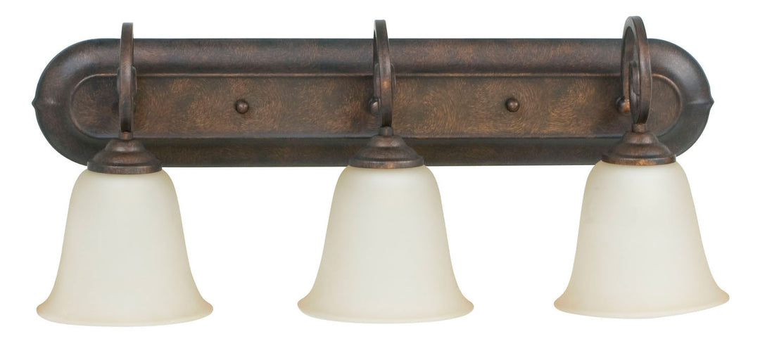 Craftmade Cecilia 7123PR3 Bath Vanity Light 24 in. wide - Peruvian Bronze