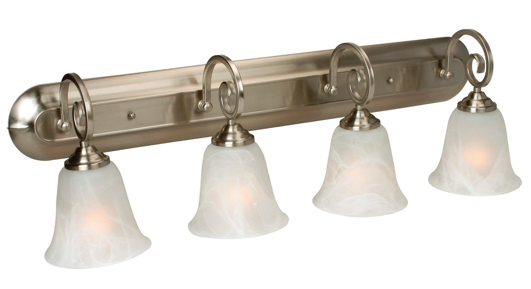 Craftmade Cecilia 7132BNK4 Bath Vanity Light 32 in. wide - Brushed Polished Nickel