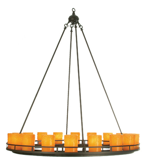 Meyda Tiffany Barbury 52106 Chandelier Light - Dark Roast