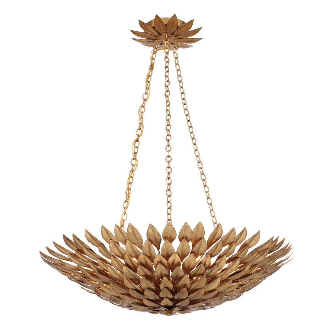 Crystorama Broche 517-GA Pendant Light - Antique Gold
