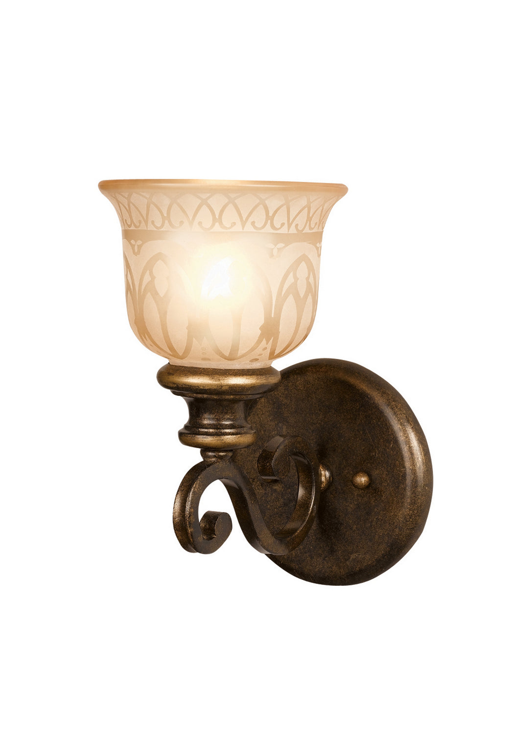 Crystorama Norwalk 7401-BU Wall Light - Bronze Umber