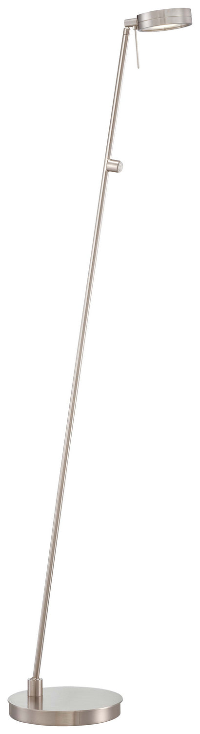 George Kovacs Lighting P4304-084 George's Reading Room Led Floor Lamp Lamp Pewter, Nickel, Silver