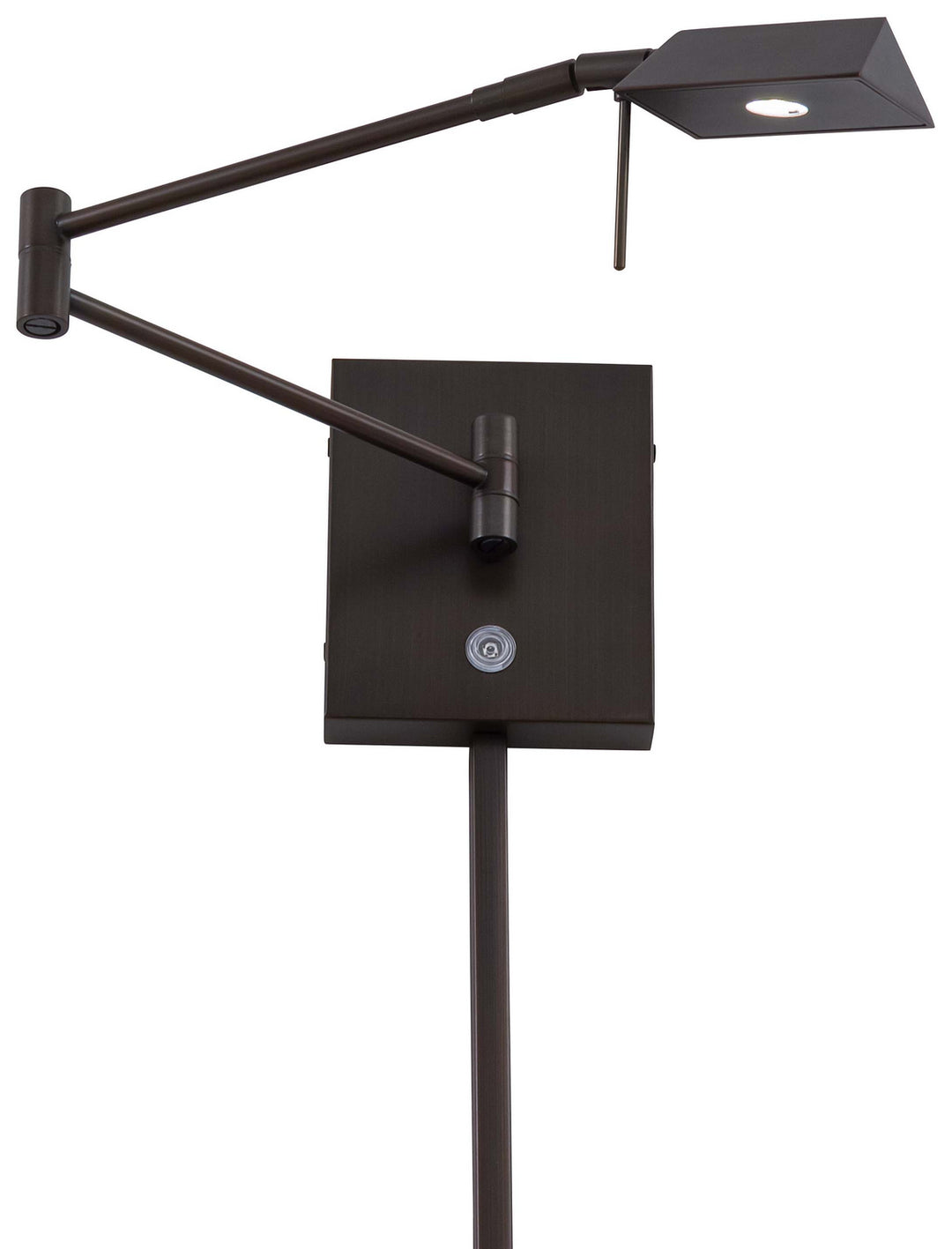 George Kovacs Lighting P4318-647 George's Reading Room Led Swing Arm Wall Lamp Lamp Bronze / Dark