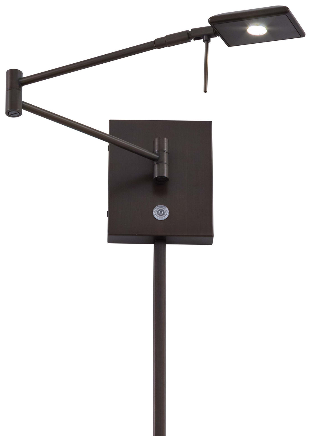 George Kovacs Lighting P4328-647 George's Reading Room Led Swing Arm Wall Lamp Lamp Bronze / Dark
