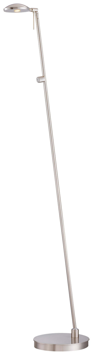 George Kovacs Lighting P4334-084 George's Reading Room Led Floor Lamp Lamp Pewter, Nickel, Silver