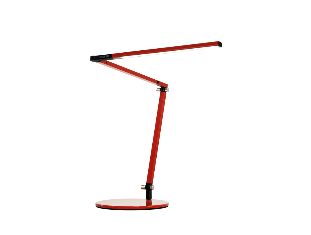 Koncept Lighting AR3100-WD-RED-DSK Modern Z-Bar Lamp Red