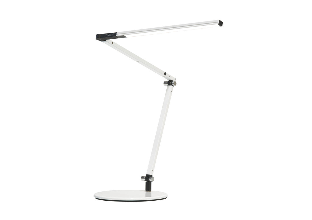 Koncept Lighting AR3100-WD-WHT-DSK Modern Z-Bar Lamp White