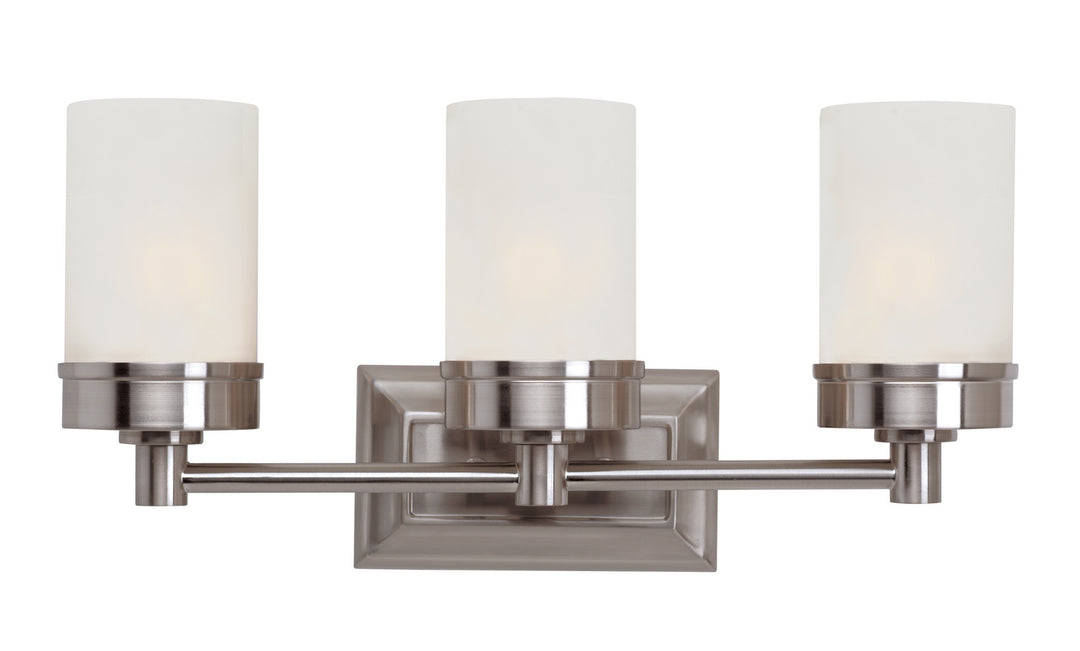 Trans Globe Imports Fusion 70333 BN Bath Vanity Light 20 in. wide - Brushed Nickel