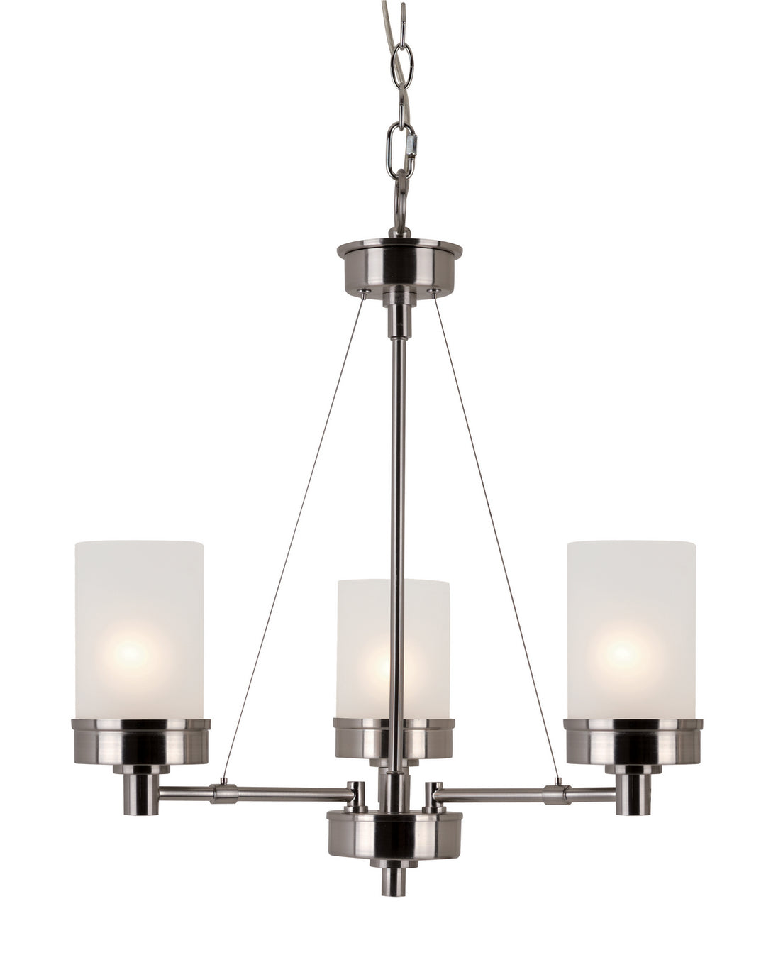 Trans Globe Imports Fusion 70337 BN Chandelier Light - Brushed Nickel