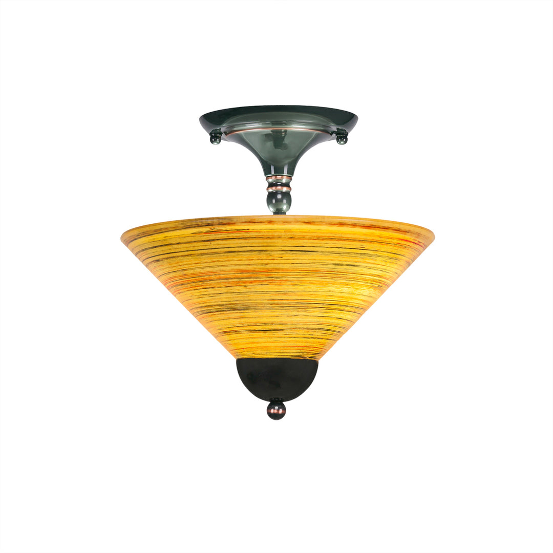 Toltec Any 120-bc-444 Ceiling Light - Black Copper