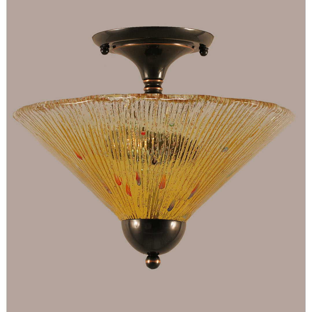 Toltec Any 120-bc-774 Ceiling Light - Black Copper