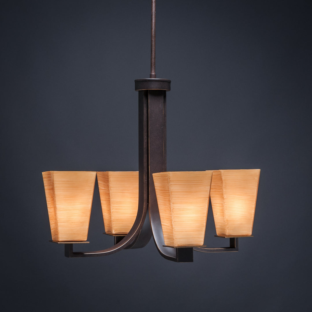 Toltec Apollo 574-dg-670 Chandelier Light - Dark Granite