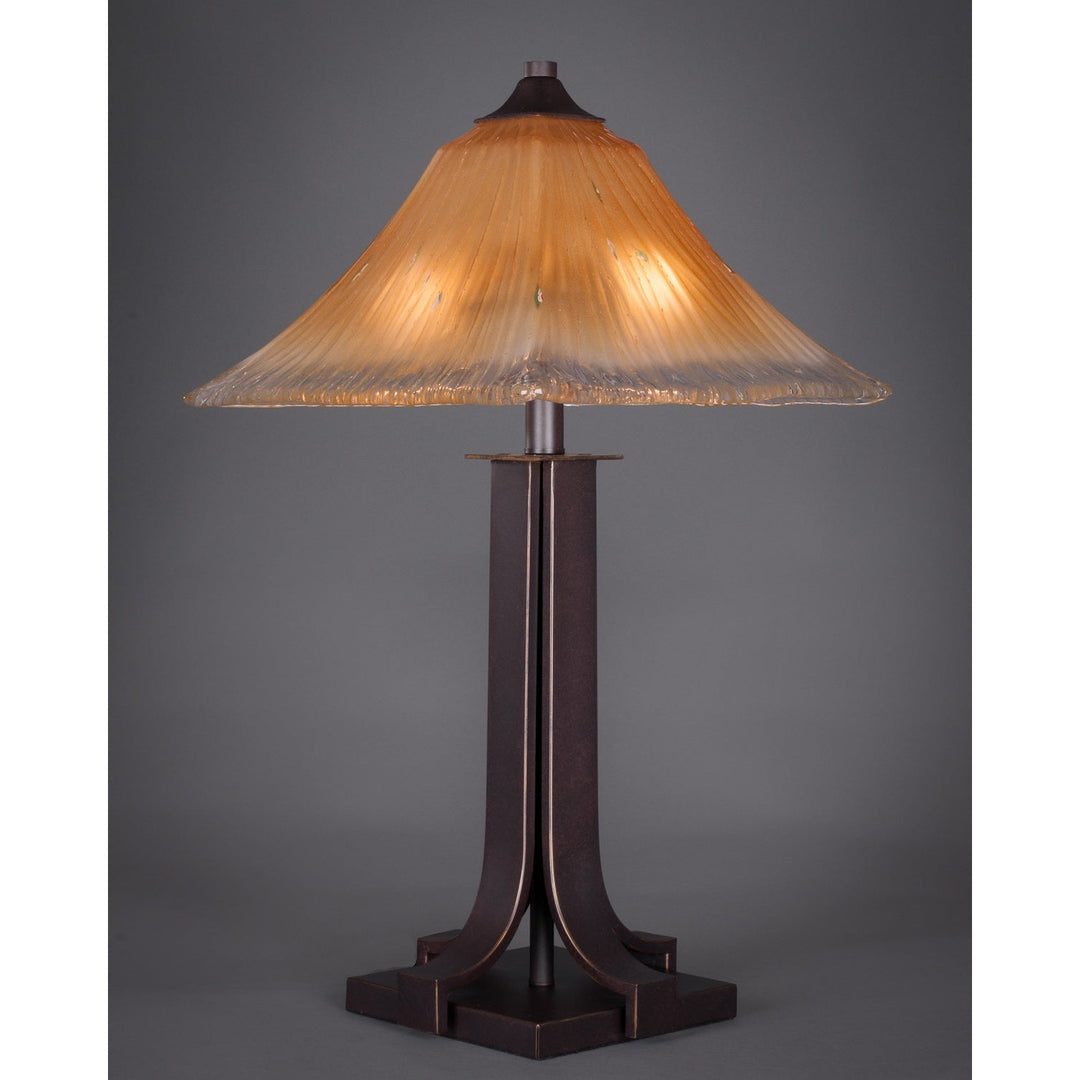 Toltec Lighting 577-DG-650  Apollo Lamp Dark Granite