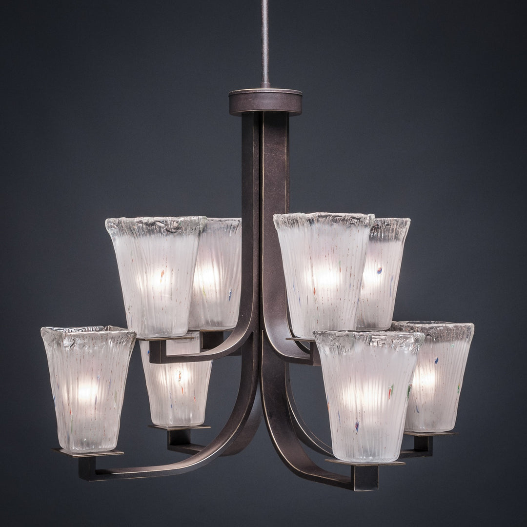 Toltec Apollo 578-dg-631 Chandelier Light - Dark Granite