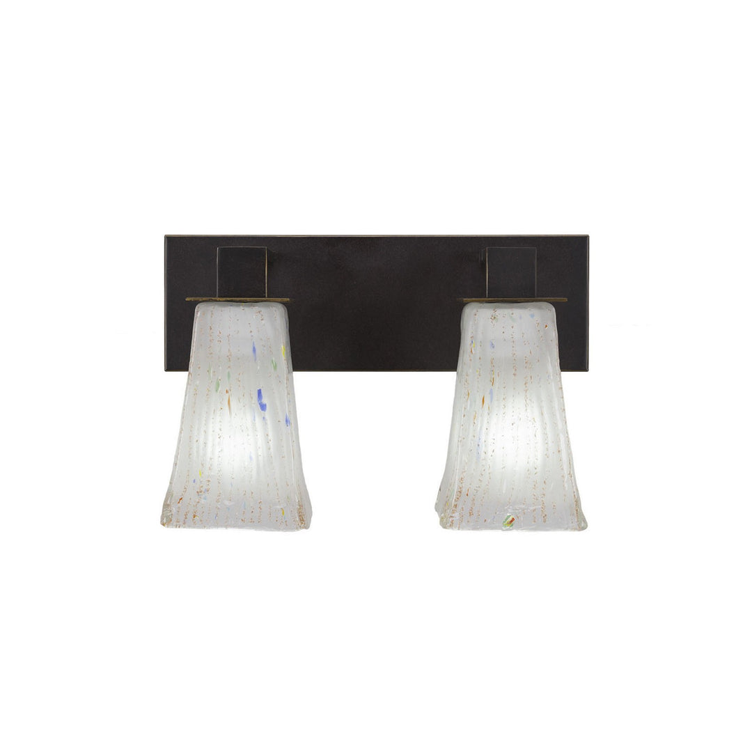 Toltec Apollo 582-dg-631 Bath Vanity Light 14 in. wide - Dark Granite