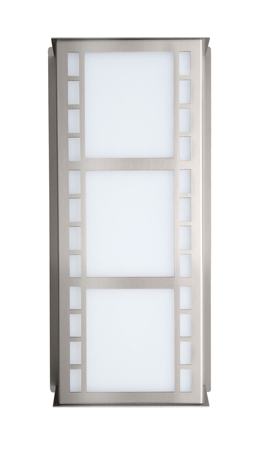 Besa Lighting NAPOLI16-SW-BA Napoli Two Light Outdoor Wall Sconce Outdoor Pewter, Nickel, Silver