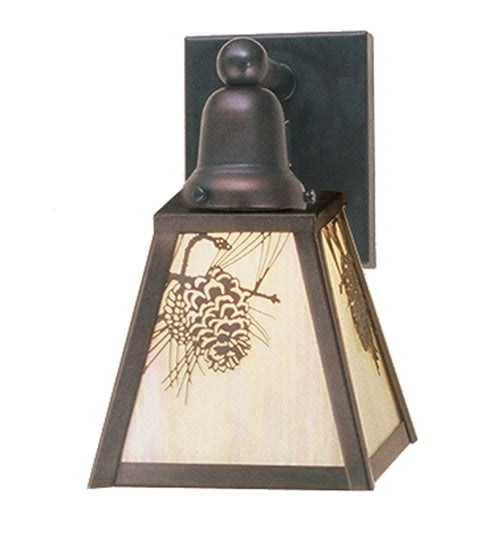 Meyda Tiffany Winter Pine 52461 Wall Light - Craftsman