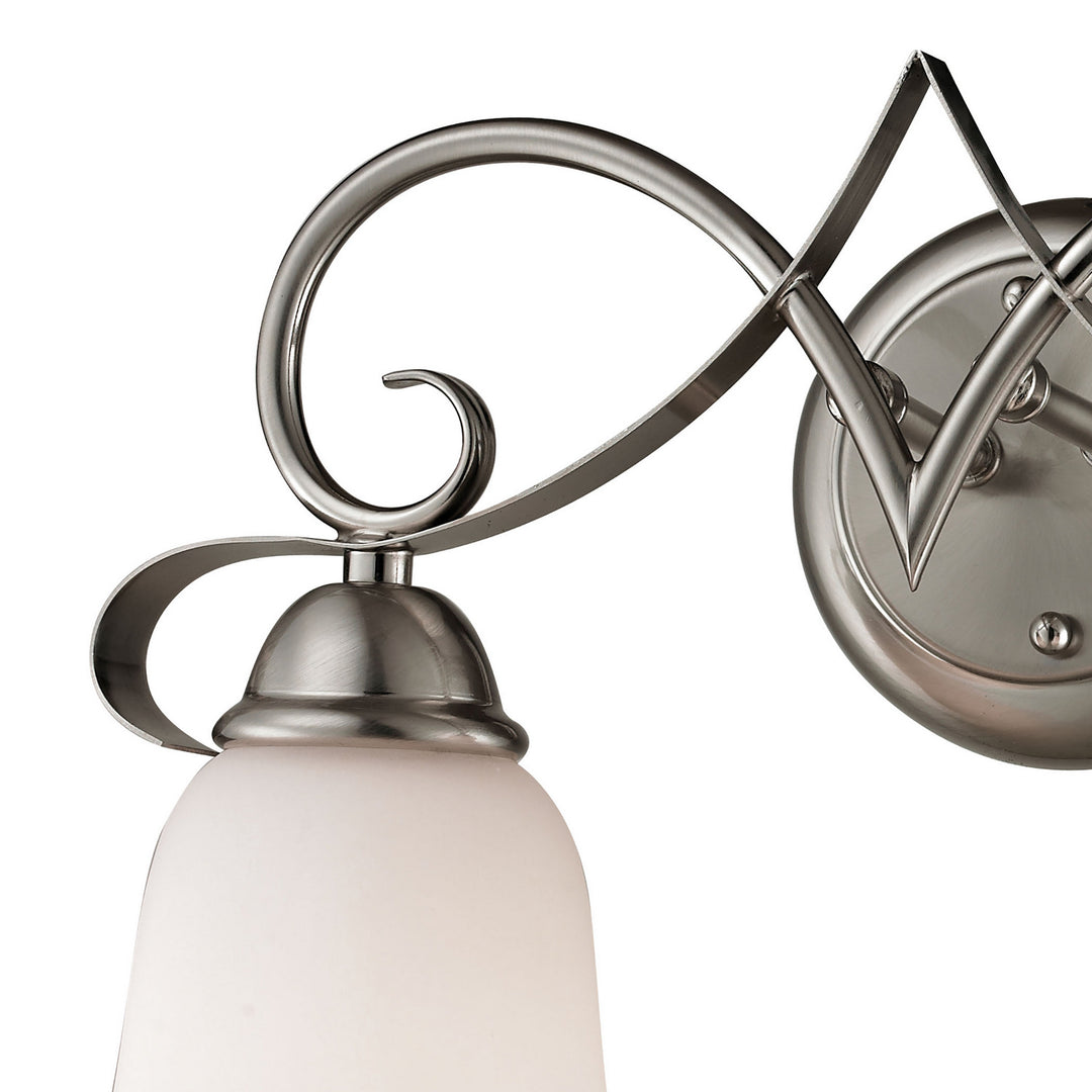 Elk Brighton 1002BB/20 Bath Vanity Light 15 in. wide - Brushed Nickel