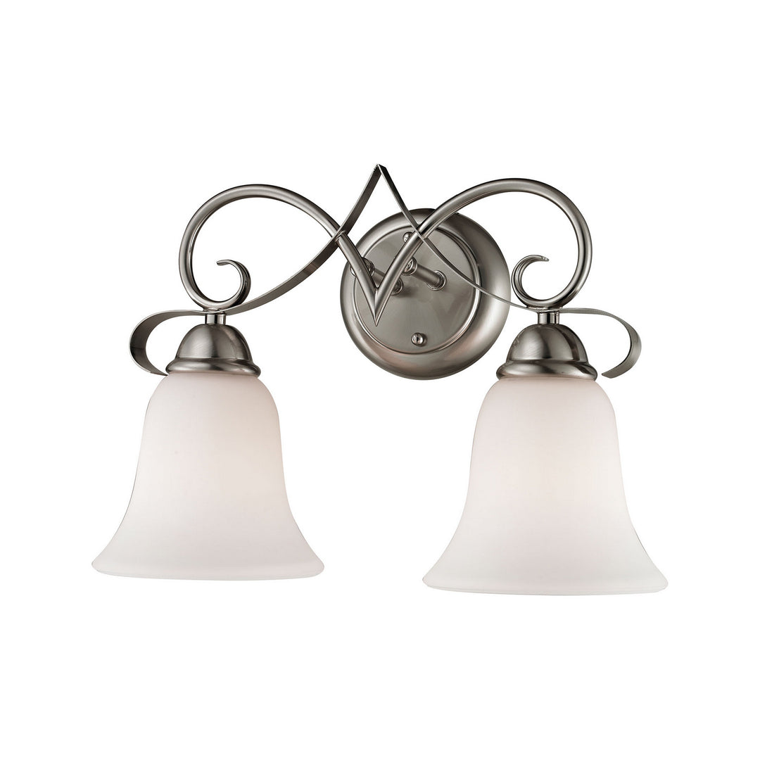Elk Brighton 1002BB/20 Bath Vanity Light 15 in. wide - Brushed Nickel
