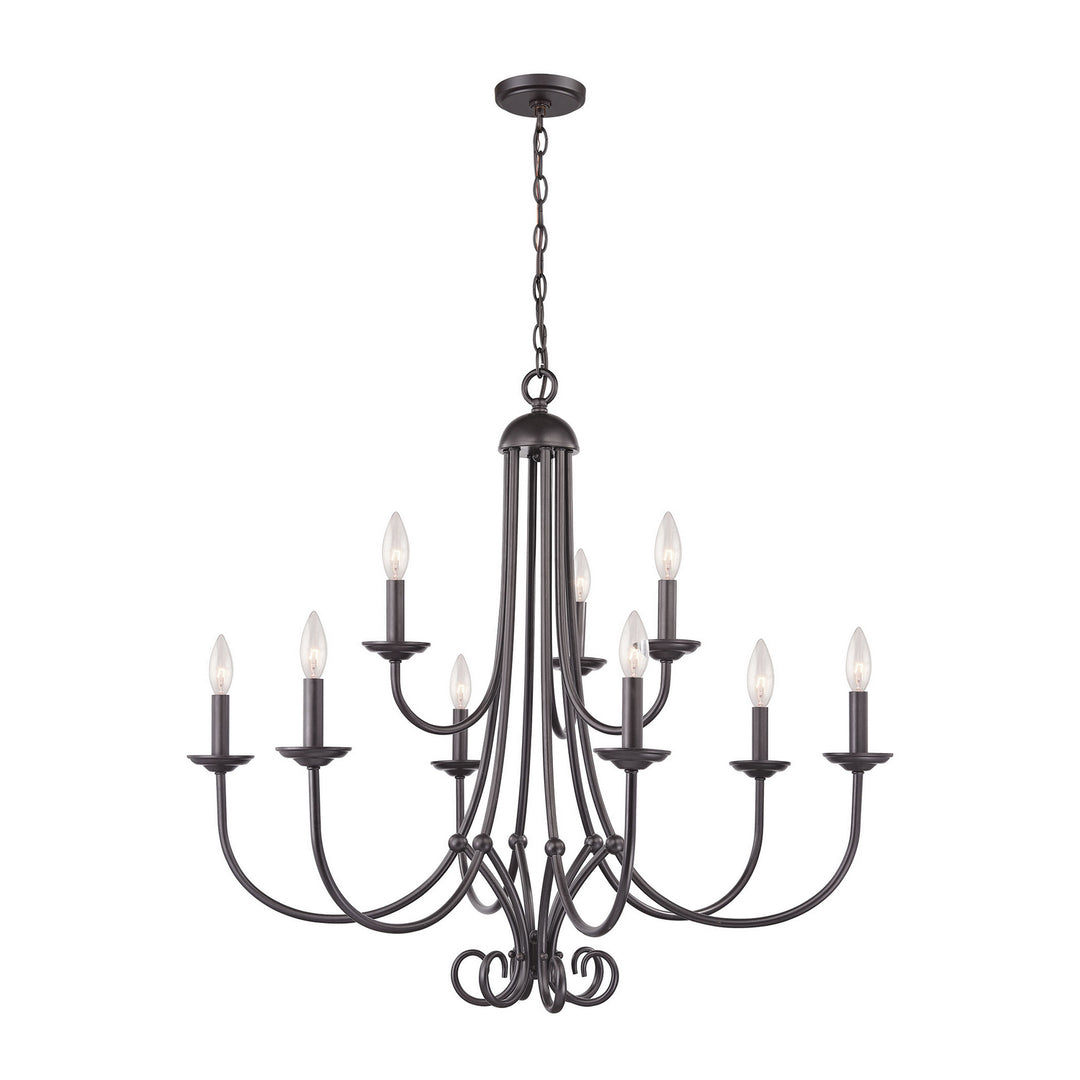 Elk Williamsport 1509CH/10 Chandelier Light - Oil Rubbed Bronze