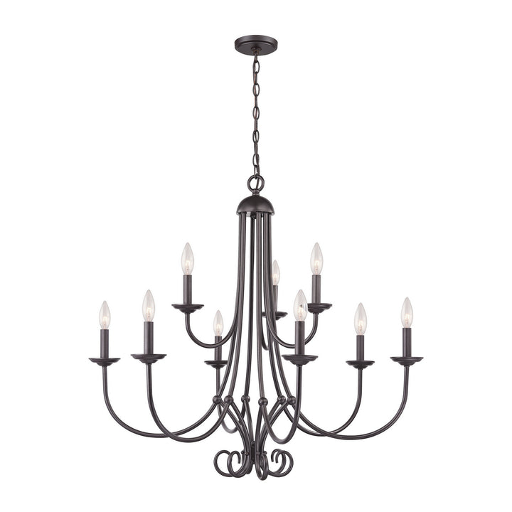 Elk Williamsport 1509CH/10 Chandelier Light - Oil Rubbed Bronze