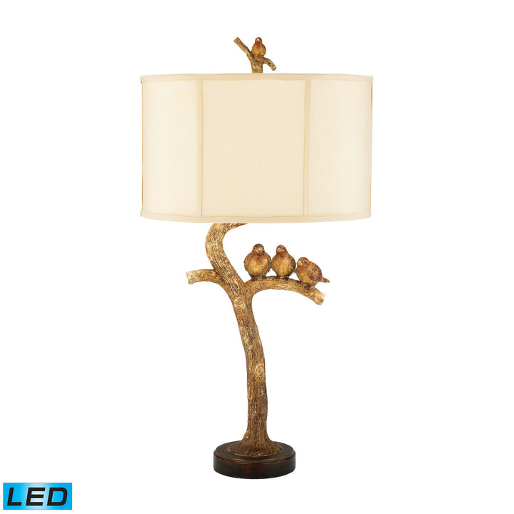 Elk Lighting 93-052-LED  Three Bird Light Lamp Black