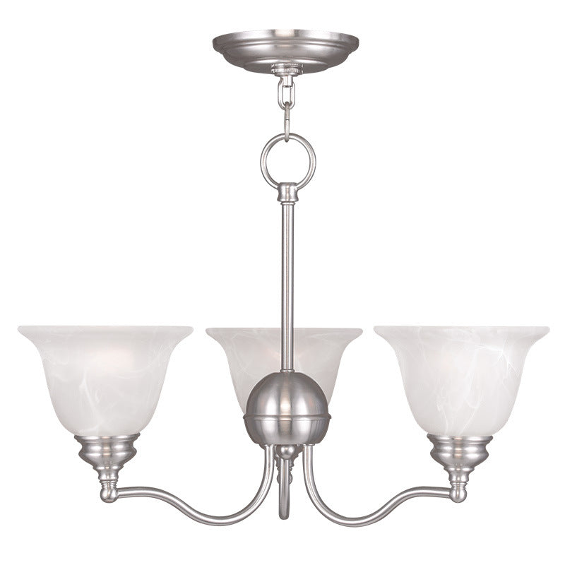 Livex Essex 1344-91 Chandelier Light - Brushed Nickel