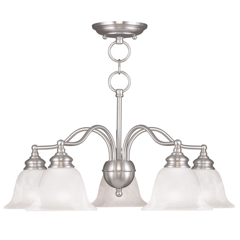 Livex Essex 1346-91 Chandelier Light - Brushed Nickel