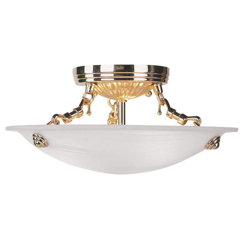 Livex Oasis 4272-02 Ceiling Light - Polished Brass