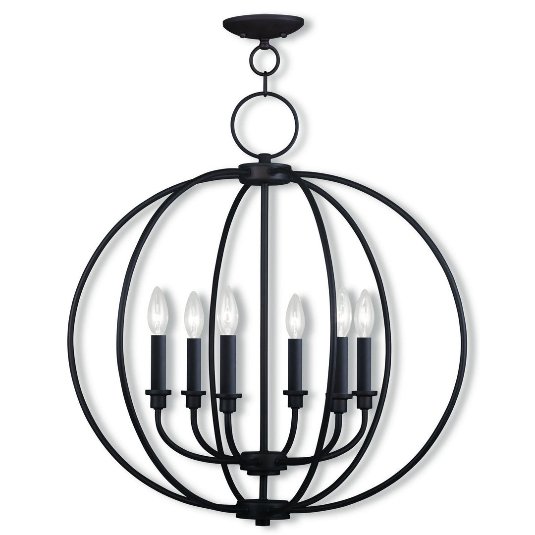 Livex Milania 4666-07 Chandelier Light - Bronze