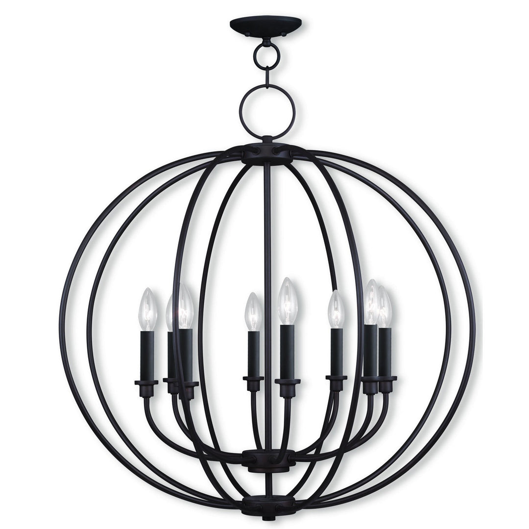 Livex Milania 4668-07 Chandelier Light - Bronze