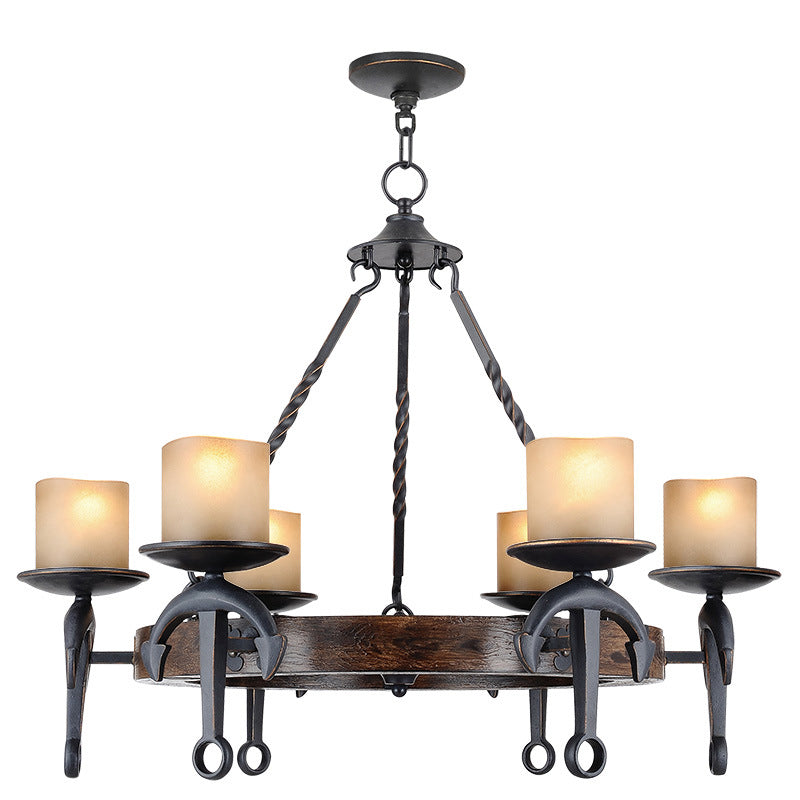 Livex Cape May 4866-67 Chandelier Light - Hand Applied Olde Bronze