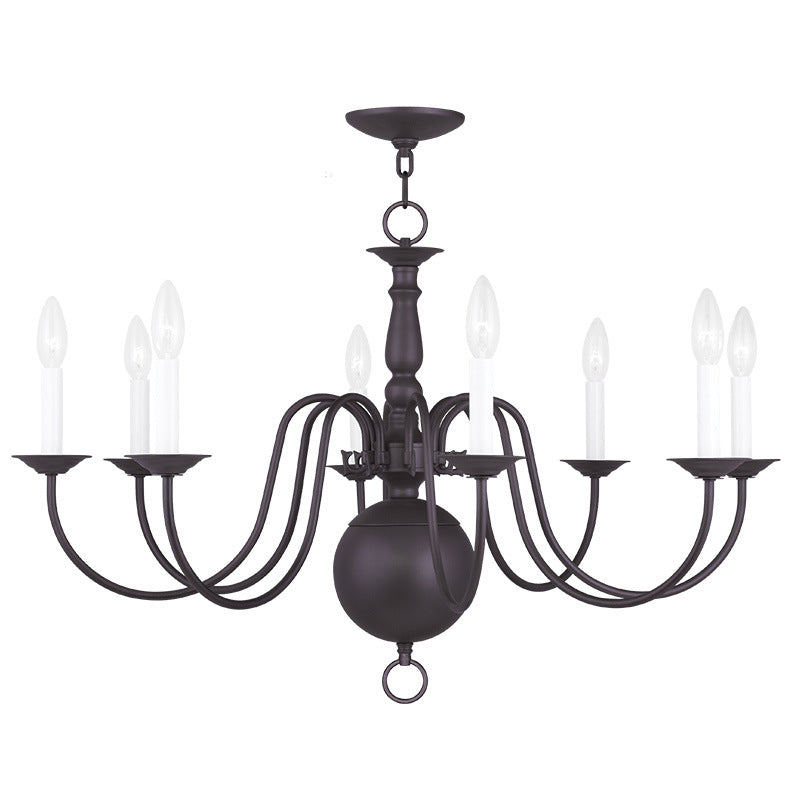 Livex Williamsburgh 5007-07 Chandelier Light - Bronze