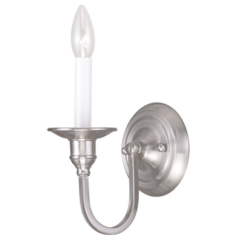 Livex Cranford 5141-91 Wall Sconce Light - Brushed Nickel