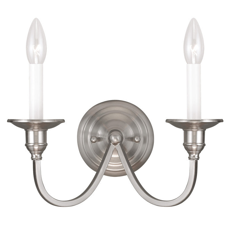 Livex Cranford 5142-91 Wall Sconce Light - Brushed Nickel