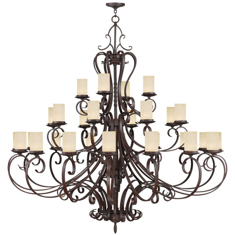 Livex Millburn Manor 5498-58 Chandelier Light - Imperial Bronze