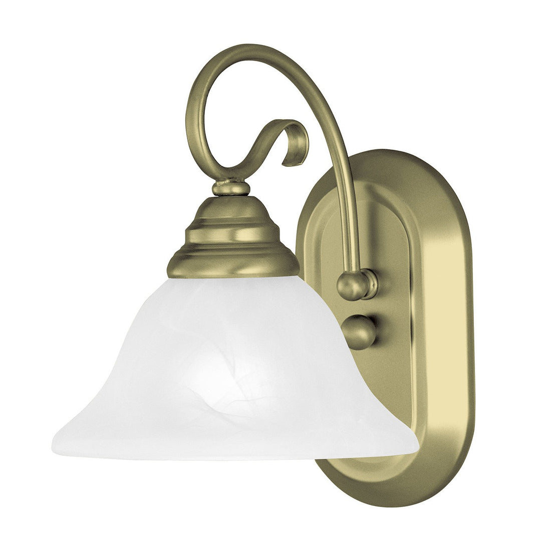 Livex Coronado 6101-01 Wall Sconce Light - Antique Brass