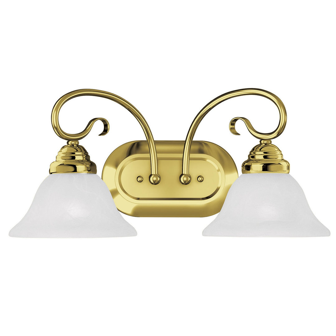 Livex Coronado 6102-02 Bath Vanity Light 19 in. wide - Polished Brass